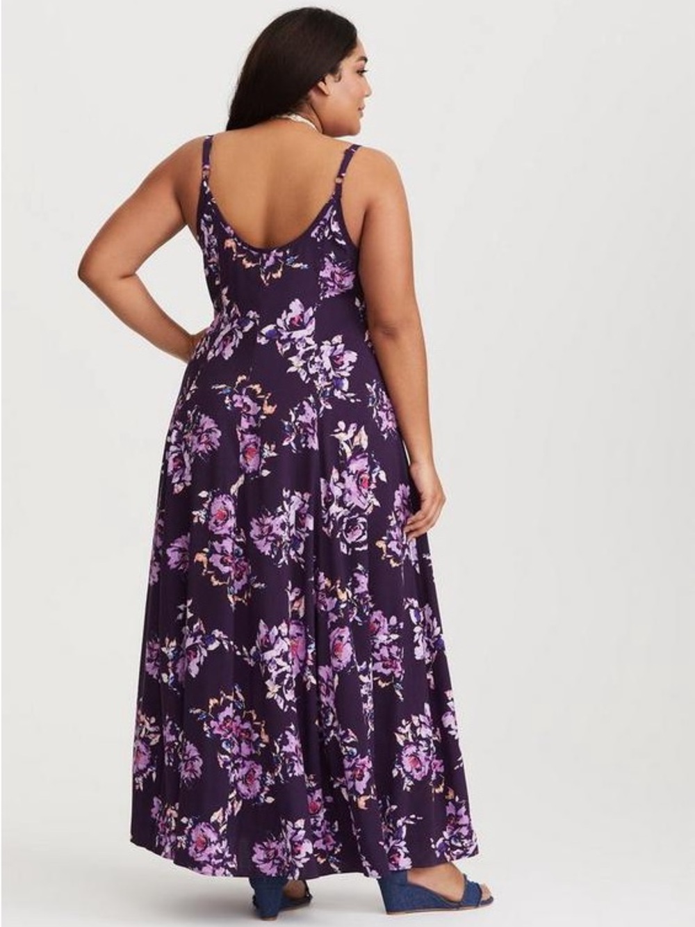TORRID Trapeze Tank Maxi Dress - Sz 00 (M 10) NWT - Picture 3 of 6